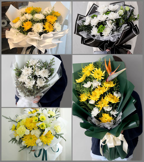 江苏泰州泰兴市黄桥镇鞠垛村白事花束代送
